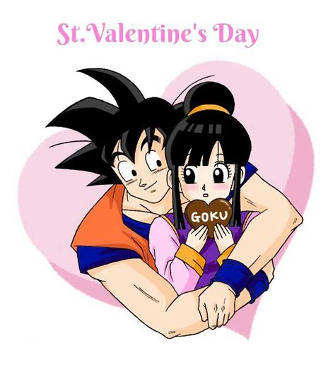 goku y su novia|Dragon Ball y San Valentín